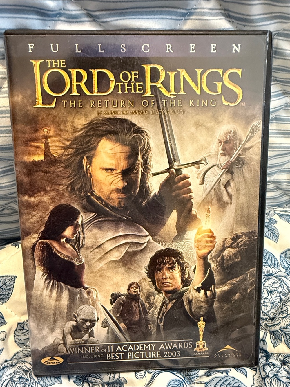 The Lord of the Rings: The Return of the King DVD — Gold & Brown Artwork